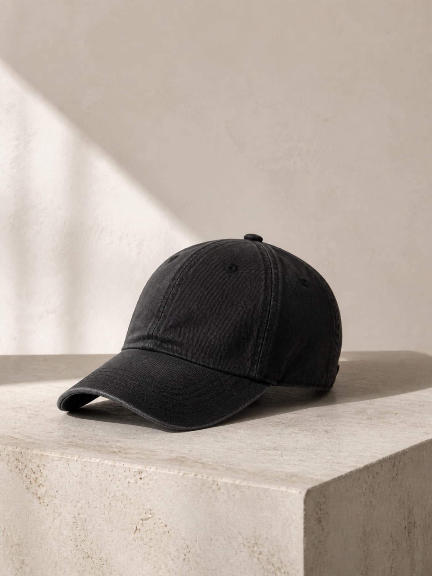 Cap Washed Black
